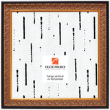Furio 1.75", Distressed Gold and Black Picture Frame