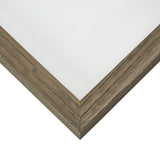 Hausbarn .75", Rustic Wolf Gray Picture Frame
