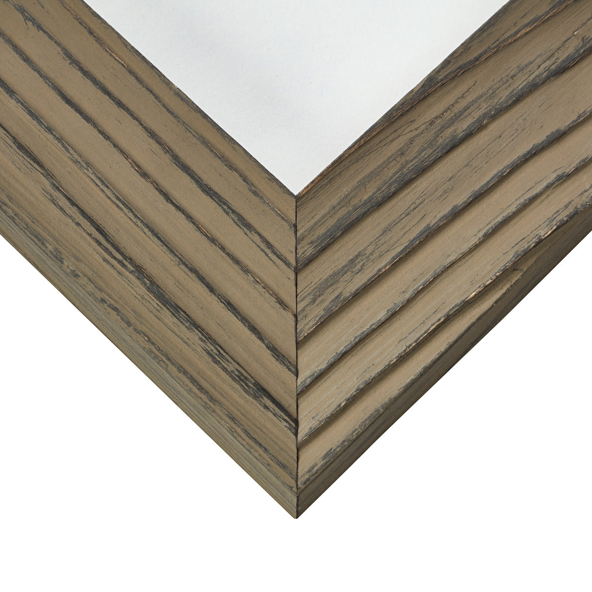 Hausbarn XL 2", Rustic Wolf Gray Picture Frame