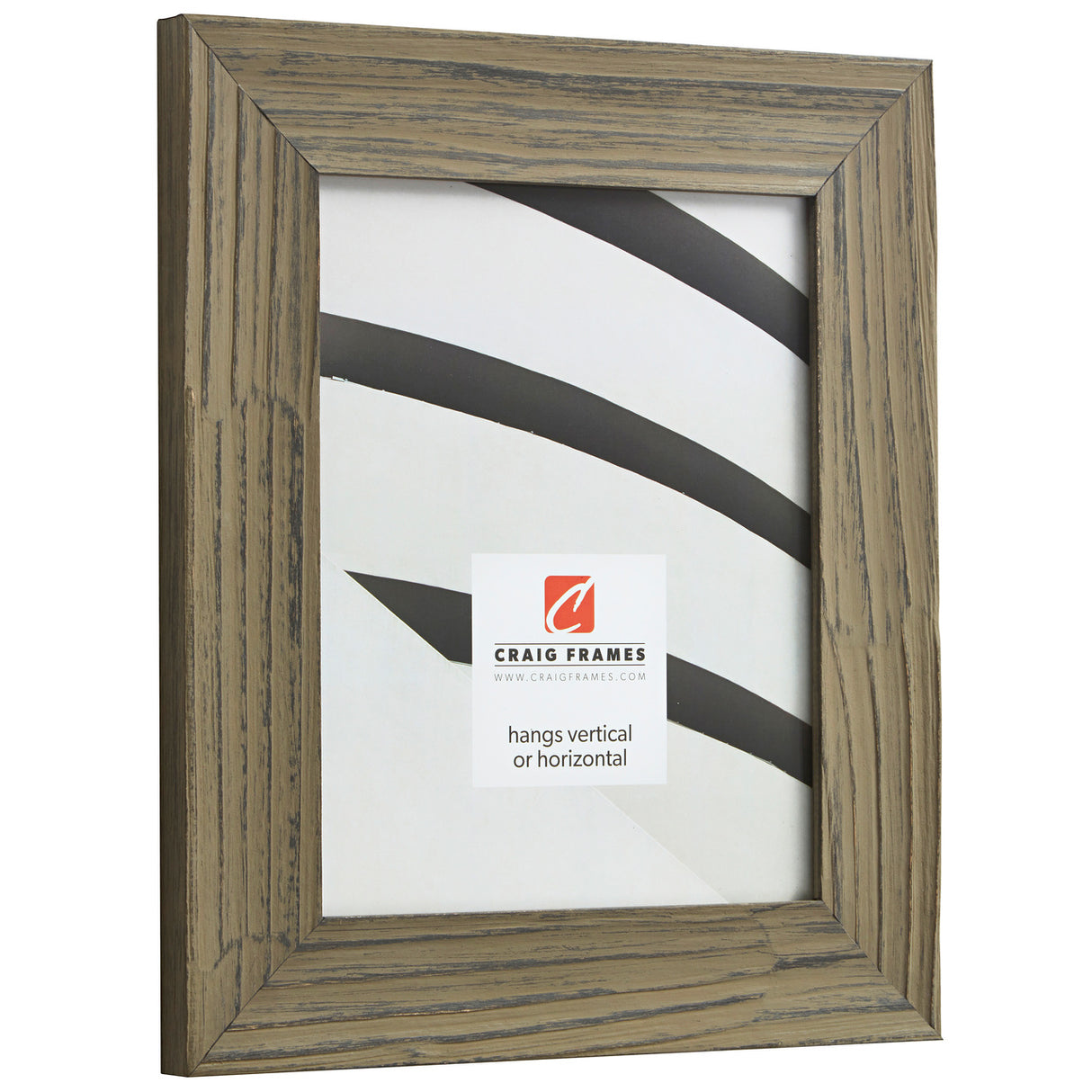 Hausbarn XL 2", Rustic Wolf Gray Picture Frame
