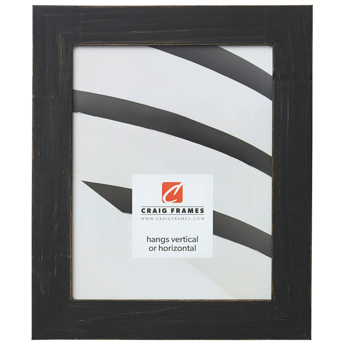 Jasper 1.5", Charcoal Weathered Picture Frames - 4 Piece Set