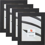 Jasper 1.5", Charcoal Weathered Picture Frames - 4 Piece Set