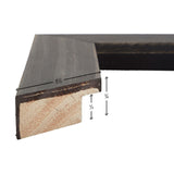 Jasper 1.5", Charcoal Weathered Picture Frames - 4 Piece Set