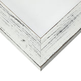 Jasper 1.5", Country Marshmallow White Matted Picture Frame - 4 Piece Set