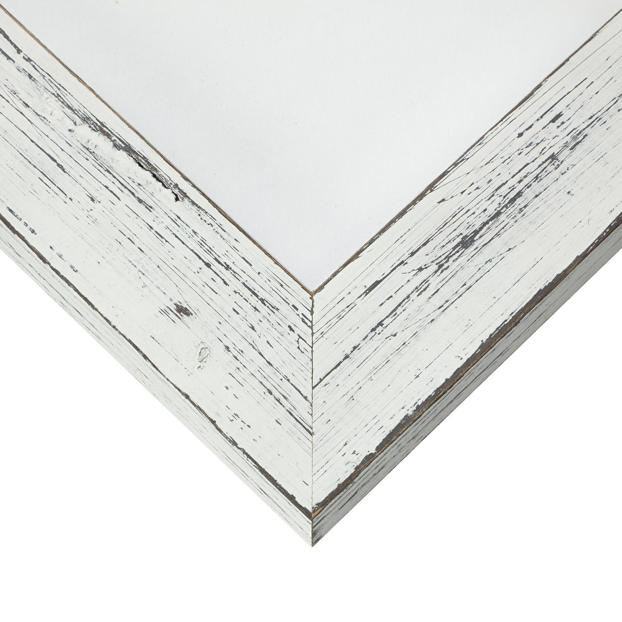 Jasper 1.5", Marshmallow Weathered Picture Frames - 2 Piece Set