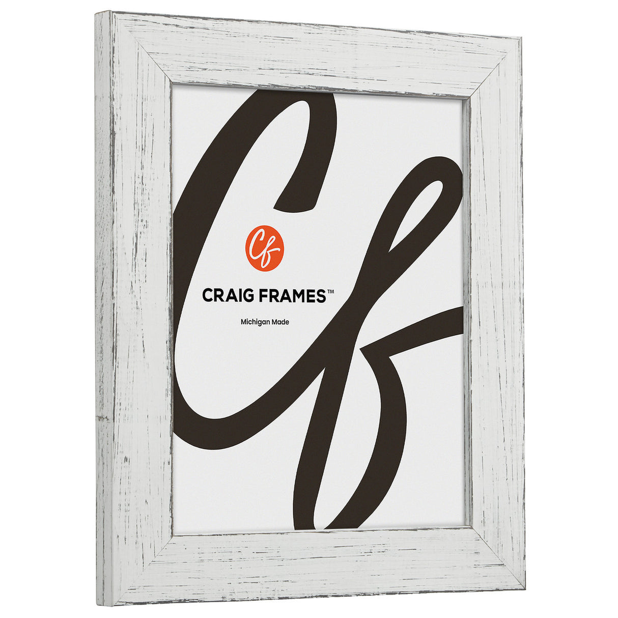 Jasper 1.5", Marshmallow Weathered Picture Frames - 2 Piece Set