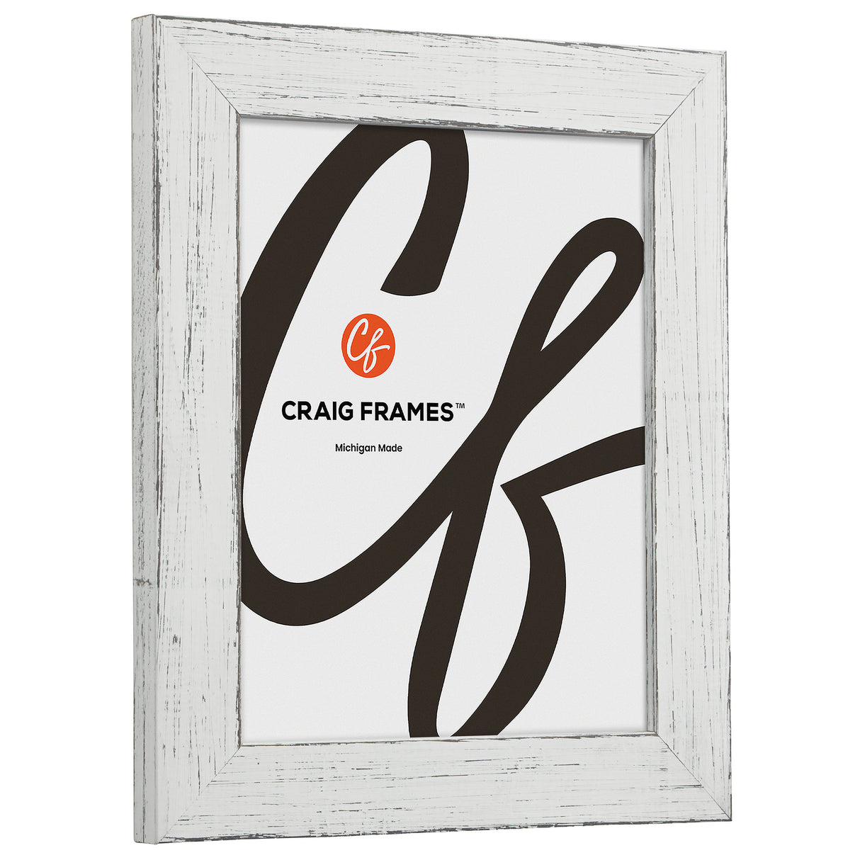 Jasper 1.5", Marshmallow Weathered Picture Frames - 4 Piece Set