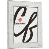 Jasper 1.5", Marshmallow Weathered White Picture Frame