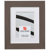 Jasper 1.5", Country Whiskey Brown Matted Picture Frame