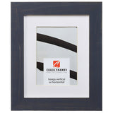 Jasper 1.5", Weathered Blue Matted Picture Frame