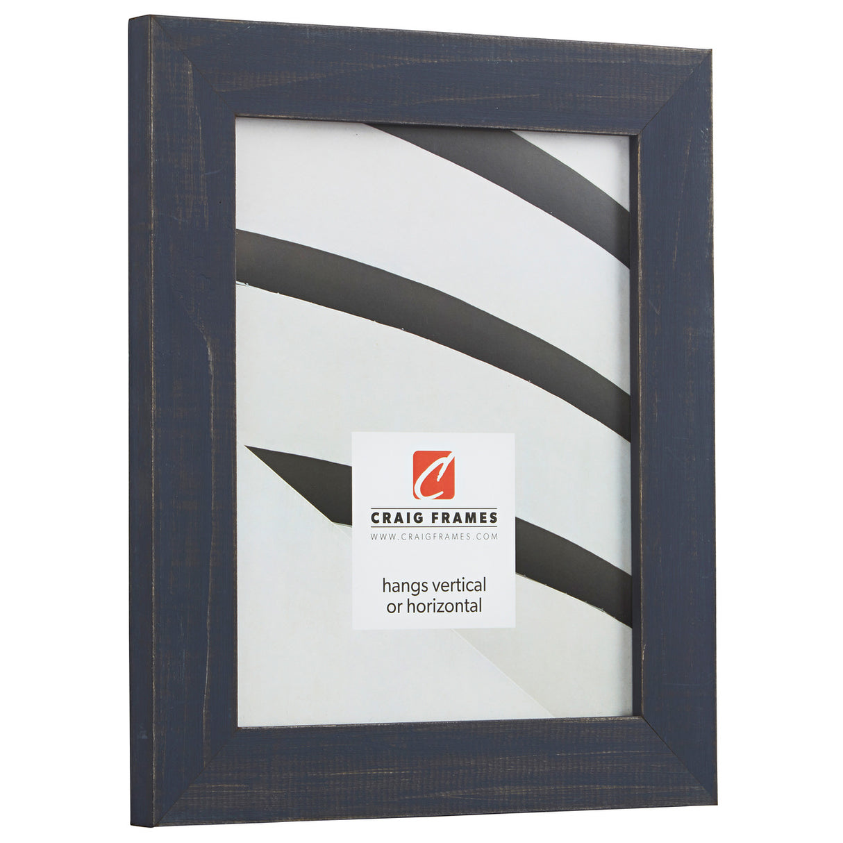 Jasper 1.5", Weathered Blue Picture Frame