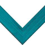 Jasper 1.5", Country French Teal Matted Picture Frame