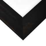 Jasper Wide 2.5", Rustic Charcoal Black Picture Frame