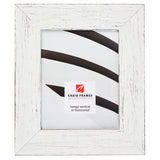 Jasper Wide 2.5", Rustic Marshmallow White Picture Frame