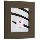 Jasper Wide 2.5", Rustic Whiskey Brown Matted Picture Frame
