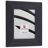 Jasper Wide 2.5", Rustic Weathered Blue Matted Picture Frame