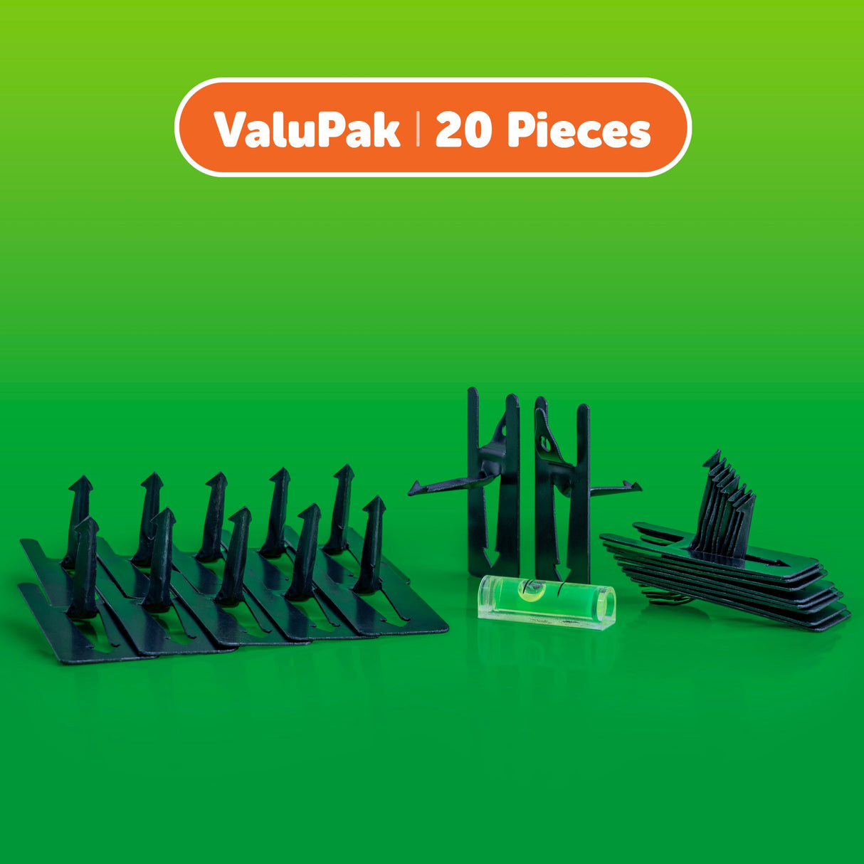 HangNailz Push'ums – Push-In Wall Hooks - ValuPak (20-Pack)