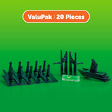 HangNailz Push'ums – Push-In Wall Hooks - ValuPak (20-Pack)