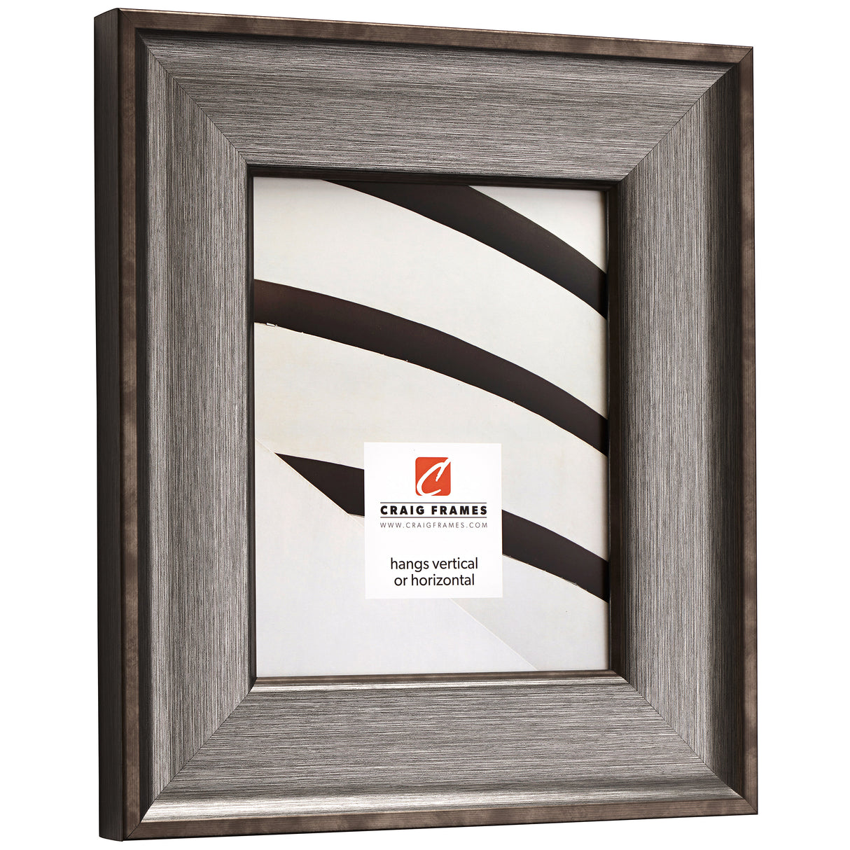 Resilience Wide 3", Distressed Silver Picture Frame