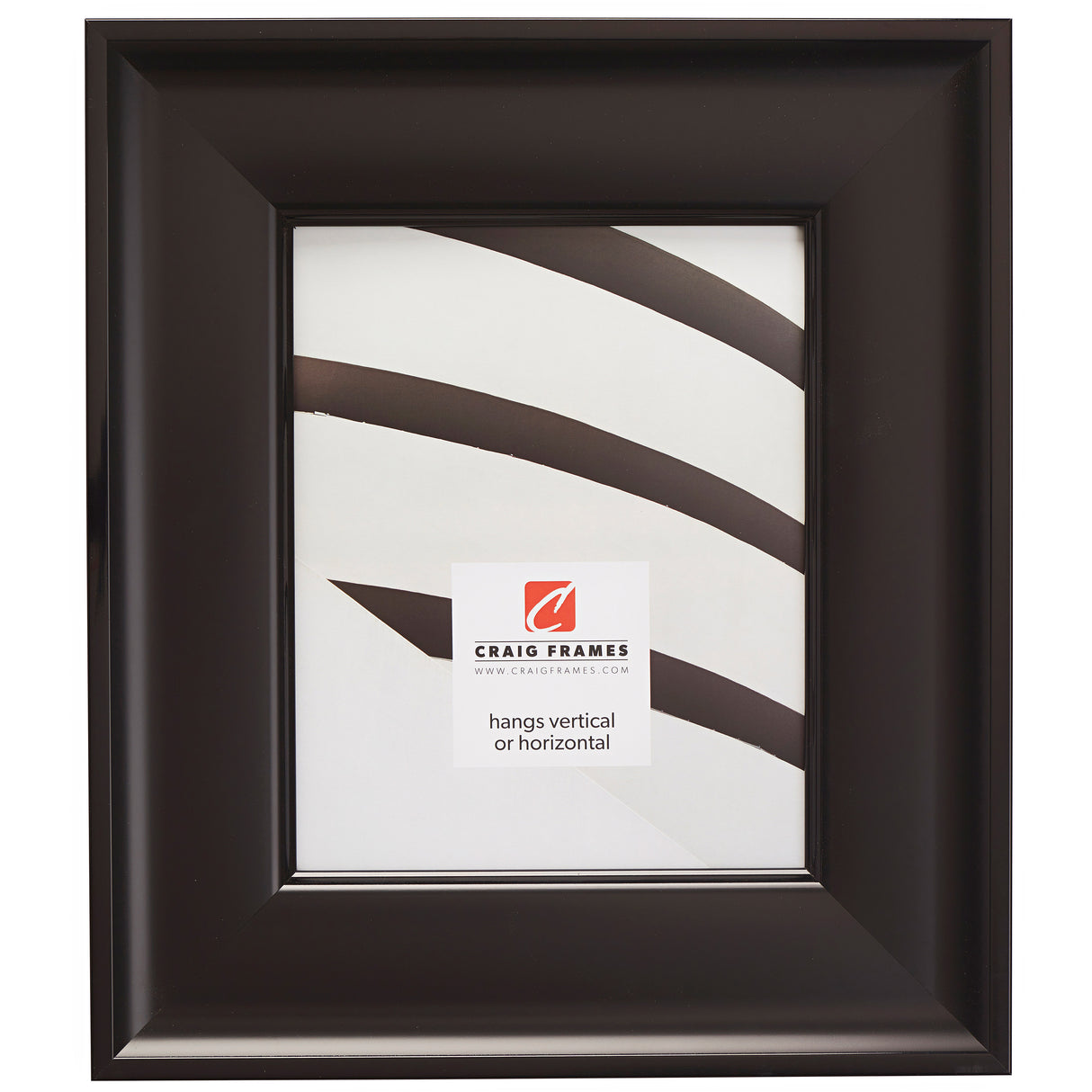 Resilience Wide 3", Satin Black Picture Frame