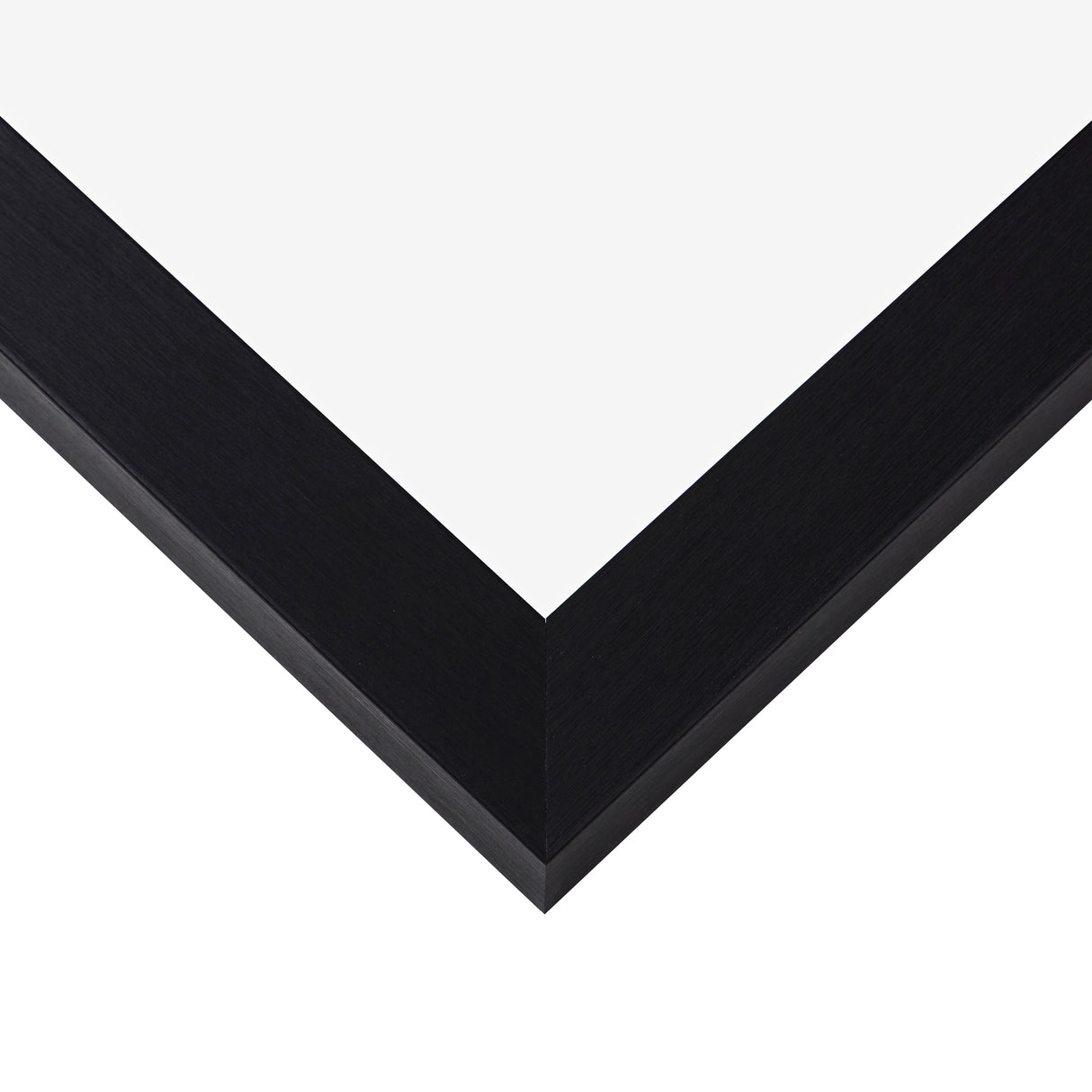 Modern Aesthetics 125 1.25", Brushed Black Matted Picture Frame