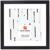 Modern Aesthetics 125 1.25", Brushed Black Matted Picture Frame