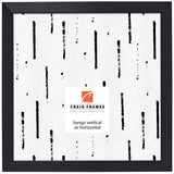 Modern Aesthetics 125 1.25", Brushed Black Picture Frame