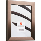 Modern Aesthetics 125 1.25", Brushed Bronze Matted Picture Frame