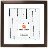 Modern Aesthetics 125 1.25", Brushed Bronze Matted Picture Frame