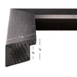 Modern Aesthetics 125 1.25", Brushed Charcoal Picture Frame