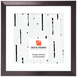 Modern Aesthetics 125 1.25", Brushed Charcoal Matted Picture Frame