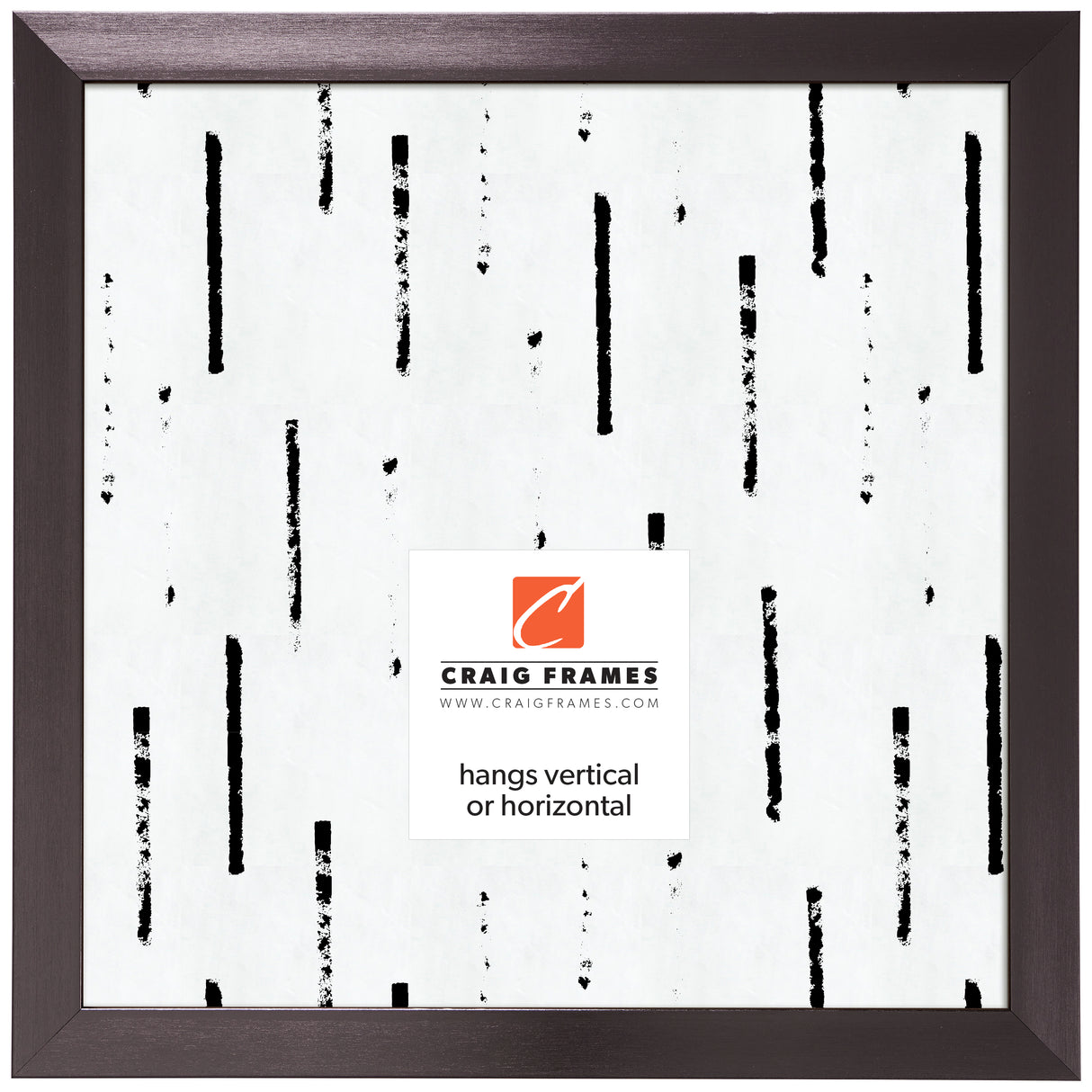 Modern Aesthetics 125 1.25", Brushed Charcoal Picture Frame
