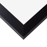 Modern Aesthetics 150 1.5", Brushed Black Matted Picture Frame
