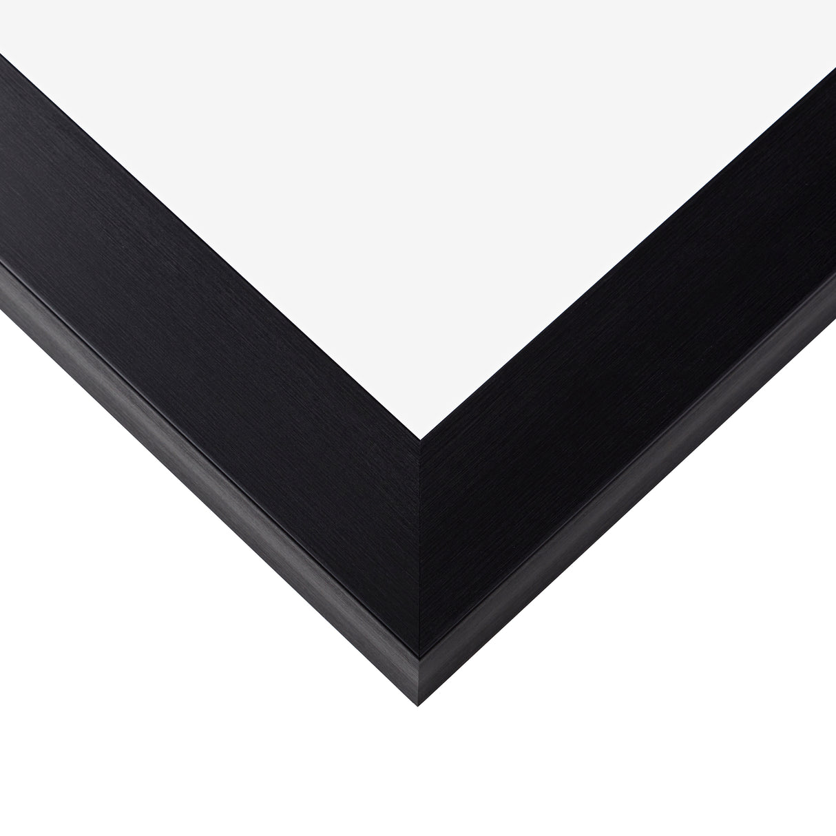 Modern Aesthetics 150 1.5", Brushed Black Picture Frame