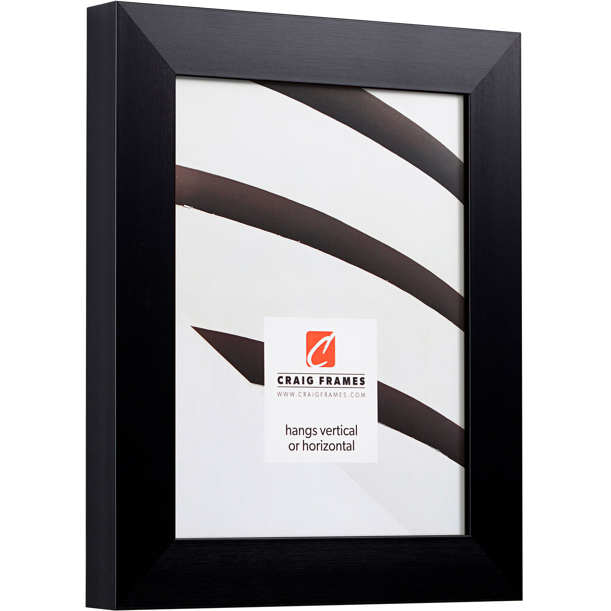 Modern Aesthetics 150 1.5", Brushed Black Picture Frame
