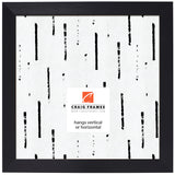 Modern Aesthetics 150 1.5", Brushed Black Picture Frame