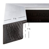 Modern Aesthetics 150 1.5", Brushed Silver Matted Picture Frame