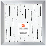 Modern Aesthetics 150 1.5", Brushed Silver Picture Frame