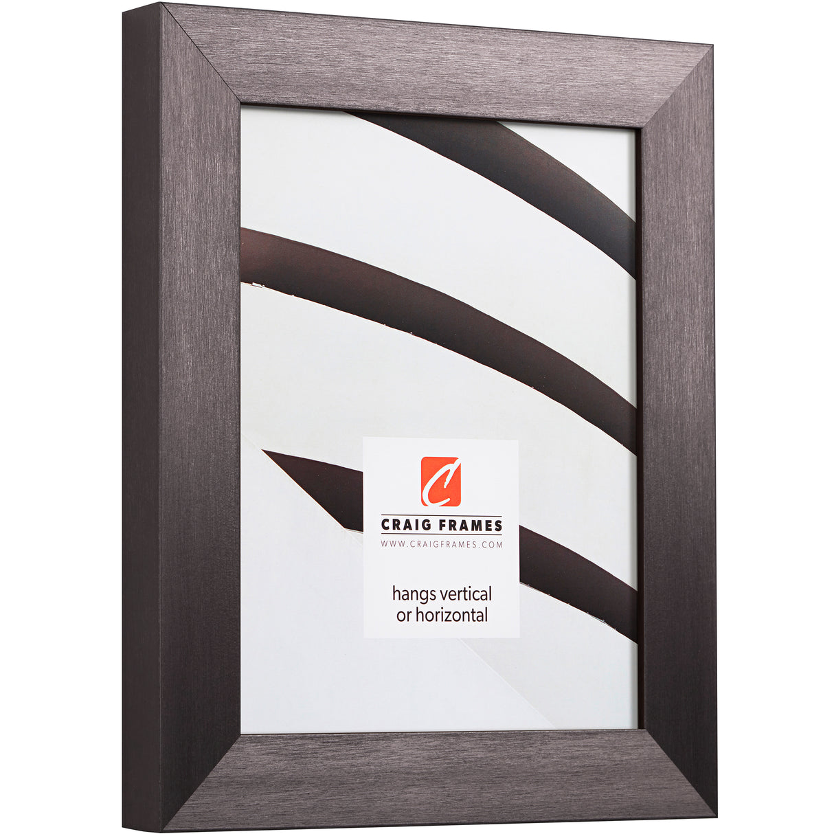 Modern Aesthetics 150 1.5", Brushed Charcoal Picture Frame