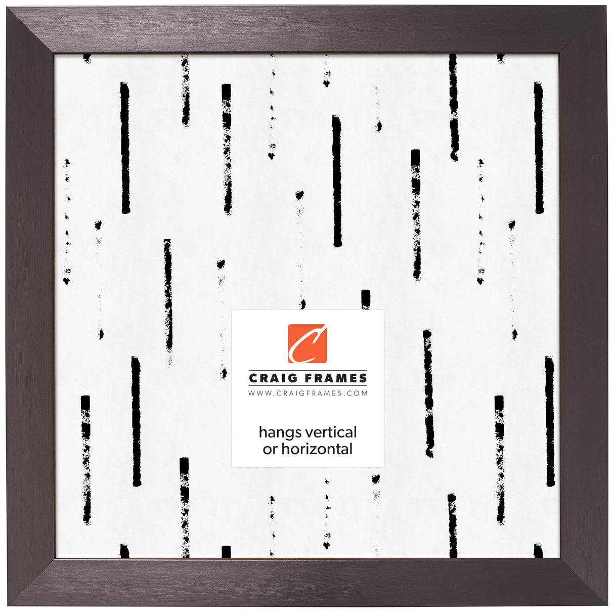 Modern Aesthetics 150 1.5", Brushed Charcoal Picture Frame