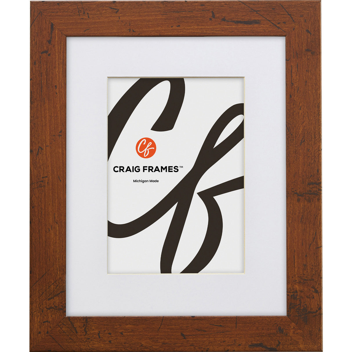 Bauhaus 125 1.25", Matted Dark Walnut Picture Frame - 4 Piece Set