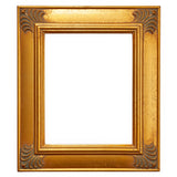 Palm Leaf 2.5", 8x10 Gold Plein Air Frame