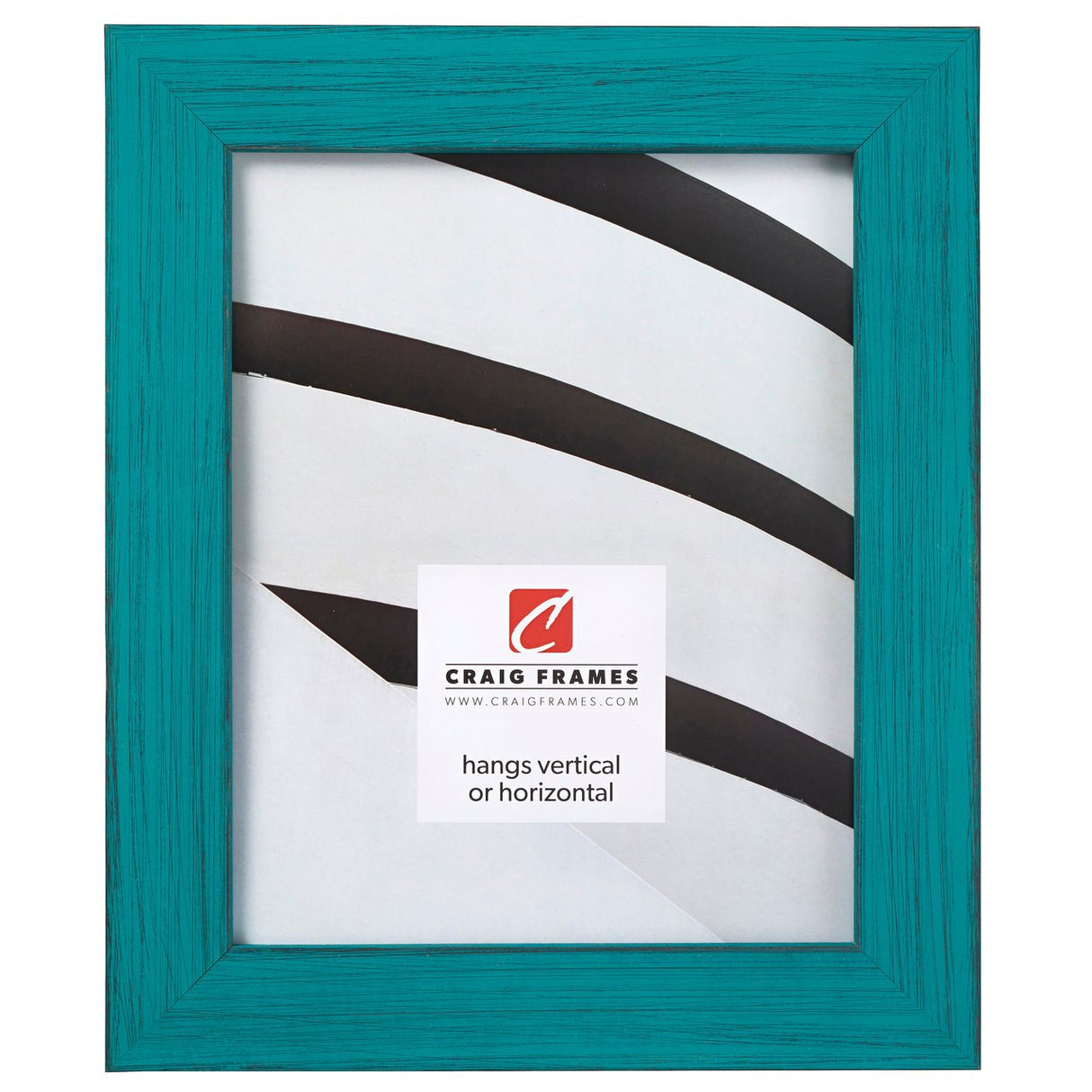 Jasper 1.5", French Teal Weathered Picture Frame