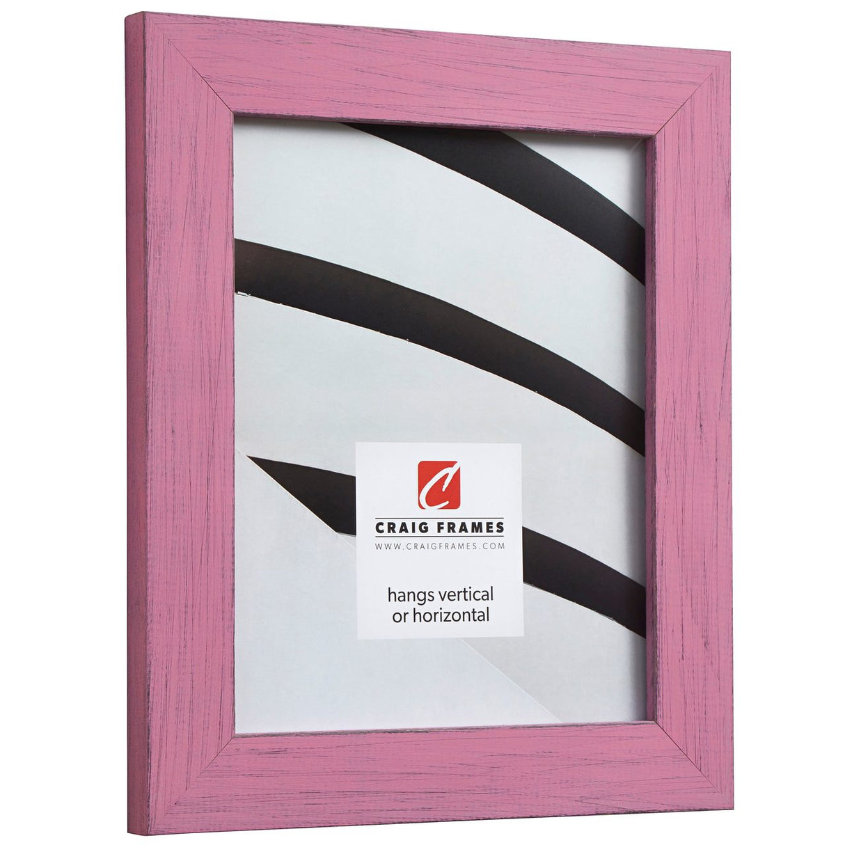 Jasper 1.5", Petticoat Pink Weathered Picture Frame